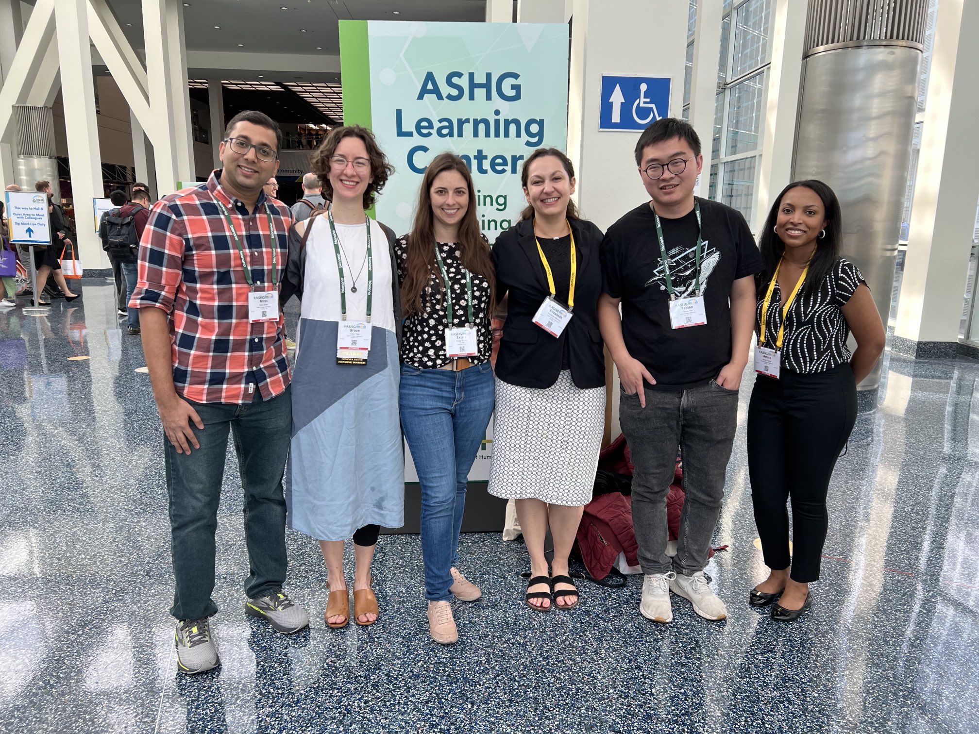 The Atkinson lab had a wonderful time at ASHG 2022! Thanks to everyone who attended our abstracts and we can wait to see you all again next year!