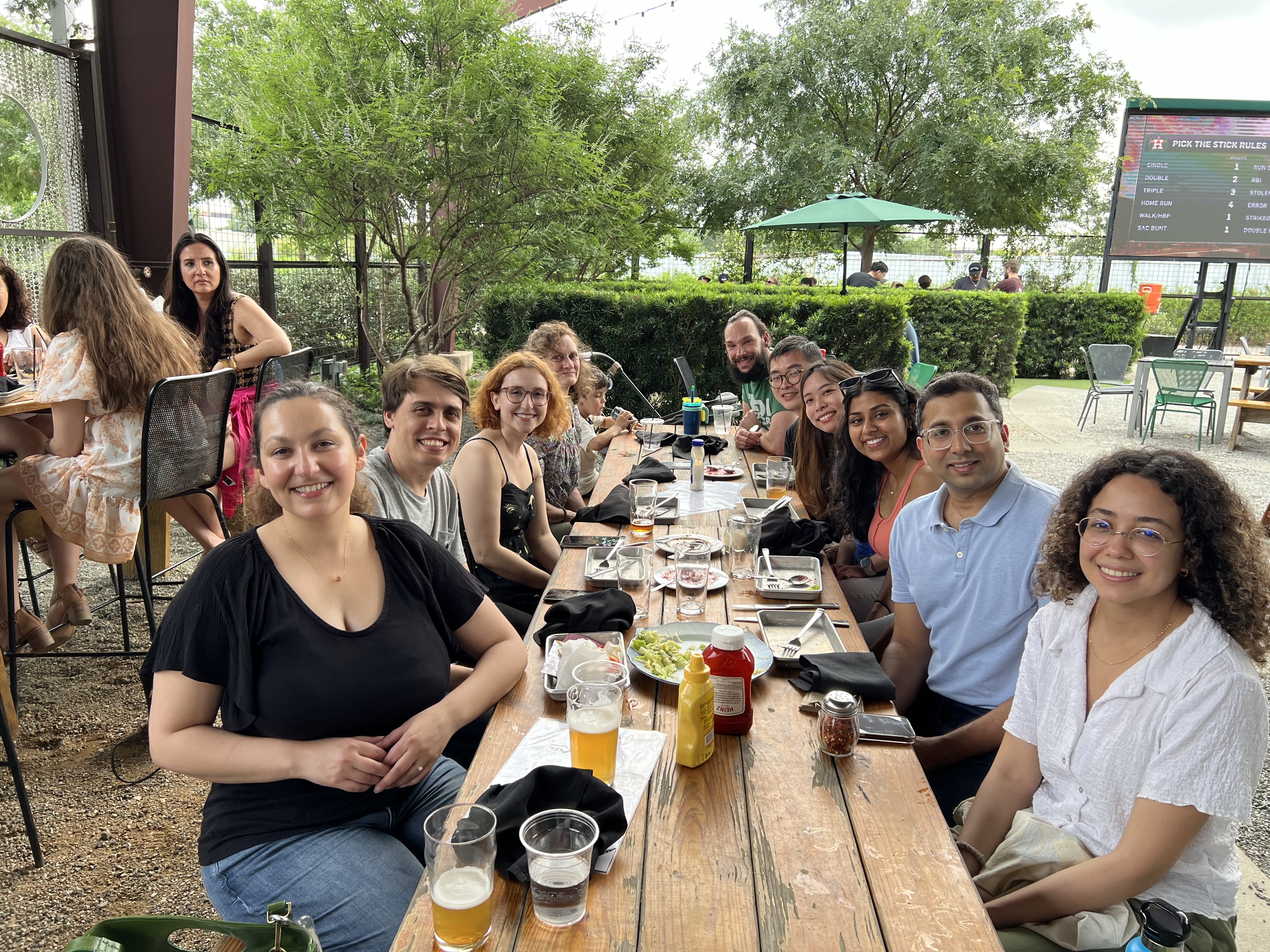 June 2024 - The Atkinson lab had a lab outing to St. Arnold's Brewery to celebrate the start of summer!